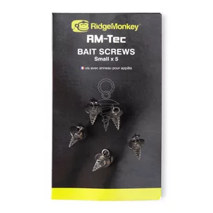 RIDGEMONKEY RIDGEMONKEY RM Tec Hook Ring Bait Screws 5szt - Inne akcesoria dla wędkarzy - miniaturka - grafika 1