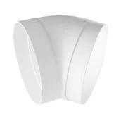 Łączniki, trójniki, kształtki - Kolano kanału okrągłego 45' Ø160 - miniaturka - grafika 1