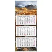 Kalendarze - Kalendarz 2026 trójdzielny główka płaska Tatry - kalendarz - miniaturka - grafika 1