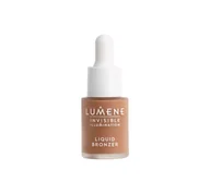 Bronzery i konturowanie twarzy - Lumene Invisible Illumination Liquid Bronzer - bronzer do twarzy Summer Glow - miniaturka - grafika 1