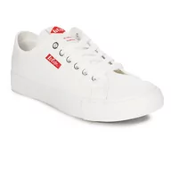 Trampki damskie - Trampki tenisówki damskie Lee Cooper Białe-41 - miniaturka - grafika 1