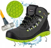 Obuwie robocze - Trzewiki robocze szaro-zielone r.45 - miniaturka - grafika 1