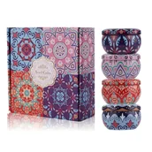 Księgarnia OUTLET - EXTRALINK HOME ZESTAW 4 SZT ŚWIEC SOJOWYCH ZAPACHOWE ŚWIECE DEKARACYJNE NA PREZENT + BOX W-1505 - miniaturka - grafika 1