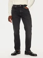 Spodnie męskie - Tommy Hilfiger Jeansy MW0MW36676 Czarny Regular Fit - miniaturka - grafika 1