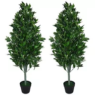 Sztuczne drzewka - Sztuczne gałęzie ziemne, 120 cm, zielone, 2 sztuki - miniaturka - grafika 1