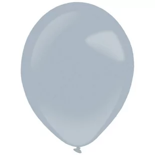 Balony lateksowe Decorator Fashion Pastelowe Szare 28cm, 50 szt. - Balony i akcesoria - miniaturka - grafika 1