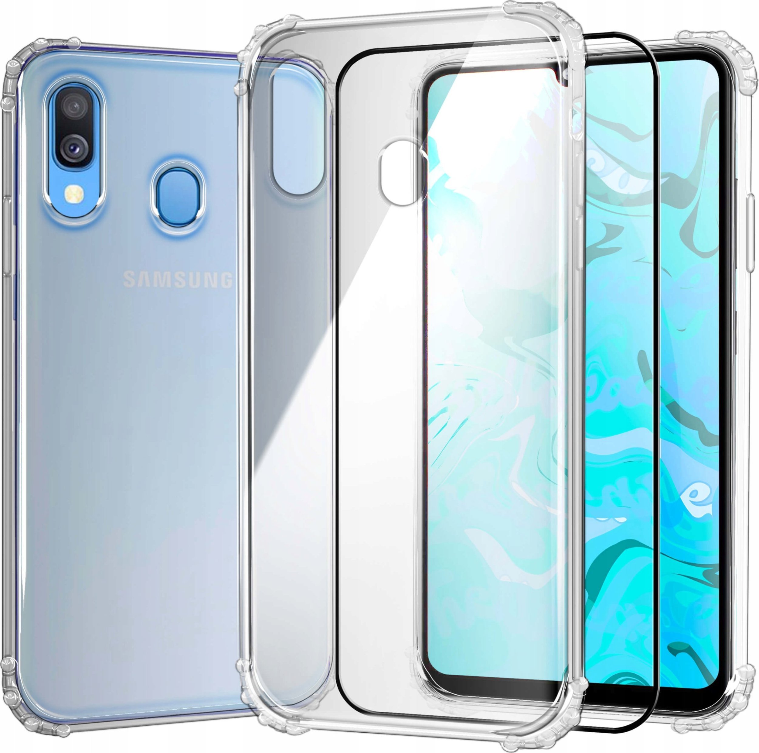 Hello Case ETUI PANCERNE DO SAMSUNG GALAXY A40 CASE SILIKON GUMOWE SLIM ANTI SHOCK