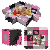 Maty piankowe - MATA PIANKOWA EDUKACYJNA GRUBA KOJEC DLA DZIECI PUZZLE 25 ELEMENTÓW 3W1 - miniaturka - grafika 1