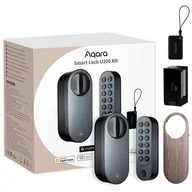 Systemy inteligentnych domów - Zamek szyfrowy AQARA Smart Lock U200 Kit Czarny - miniaturka - grafika 1