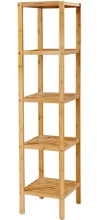 Regał drewniany bambusowy do łazienki z 5 półkami G9-S60 - Półki do salonu Regał drewniany bambusowy do łazienki z 5 półkami G9-S60 - Półki do salonu - miniaturka - grafika 1