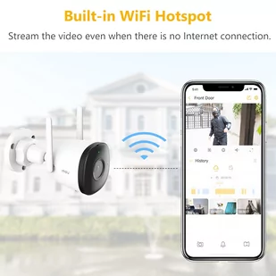 Imou Bullet 2C 4MP IP Wifi hd 4MP (QHD) outdoor surveillance camera,with built-in microphone, IP67 waterproof - Kamery IP - miniaturka - grafika 13