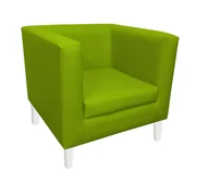 Fotele - Fotel Monaco nogi białe D5 - miniaturka - grafika 1