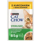 Mokra karma dla kotów - Purina Cat Chow Sterilised Kurczak saszetka 85g - miniaturka - grafika 1