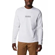 Bluzy sportowe męskie - Koszulka sportowa z długim rękawem Csc Alpine Way II LS Tee - biały - miniaturka - grafika 1