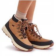 Buty trekkingowe męskie - Buty Trekkingowe Męskie Ocieplane Lee Cooper LCJ-24-03-3035M Camel 45 - miniaturka - grafika 1