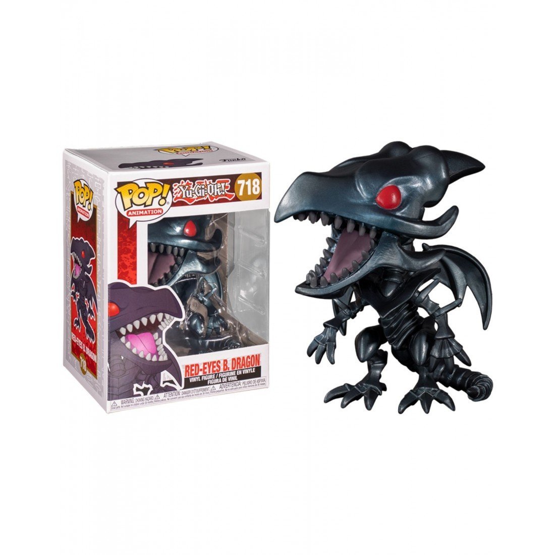 Funko POP! Anime, figurka kolekcjonerska, Yu-Gi-Oh!, Red-Eyes B. Dragon, 718
