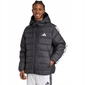 Kurtki męskie - Kurtka męska adidas Essentials Climawarm 3-Stripes czarna JM8355 XS - miniaturka - grafika 1