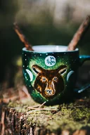 Kubki - Kubek ręcznie malowany - Niedźwiedź - miniaturka - grafika 1