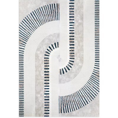 Dywan EUROFIRANY Crystal3 60 x 100 cm Kremowy