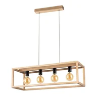 Lampy sufitowe - Spotlight Kago lampa wisząca 4-punktowa dąb olejowany/czarny 61590474 61590474 - miniaturka - grafika 1