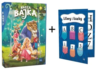Pakiet: Superpakiet Nasza Bajka. Poziom B+. + Klaser na Litery i liczby - Edukacja przedszkolna - miniaturka - grafika 1