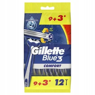 Gillette Blue3 SenseCare Jednorazowe maszynki do golenia, 12 szt. - Maszynki do golenia i wkłady - miniaturka - grafika 2