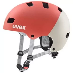 UVEX Kid 3 CC Helmet Kids, czerwony/szary 55-58cm 2022 Kaski dla dzieci - Kaski rowerowe - miniaturka - grafika 1
