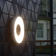 Lampy sufitowe - Eco Light ECO Light nowoczesna lampa zewnętrzna do ściany lub sufitu ublo IP54, okrągła, średnica 26,3 cm, srebrny 3481 L Si 3481 L SI - miniaturka - grafika 1