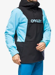 Kurtka narciarska Oakley TNP TBT Insulated Anorak - black/bright blue - Kurtki narciarskie - miniaturka - grafika 1