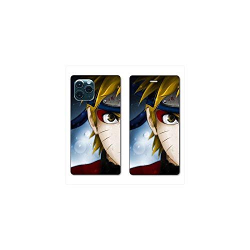RV Skórzane Etui Portfel dla Huawei P40 Manga Naruto Biały