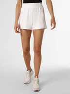 Spodnie sportowe damskie - Calvin Klein Jeans - Damskie spodenki dresowe, biały - miniaturka - grafika 1