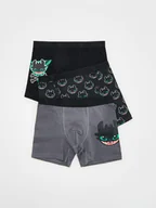 Skarpetki dla dzieci - Reserved - Bokserki 3 pack Jak wytresować smoka - czarny - miniaturka - grafika 1