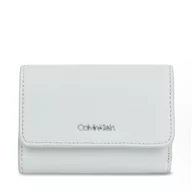 Portfele - Mały Portfel Damski Calvin Klein Ck Must K60K611934 Szary - miniaturka - grafika 1