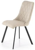 Krzesła - Nowoczesne beżowe tapicerowane krzesło G3-W87 - miniaturka - grafika 1