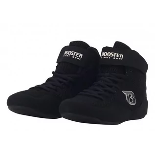 Kimona, stroje i obuwie - Buty Zapaśnicze Bokserskie Booster Bcs Black - grafika 1