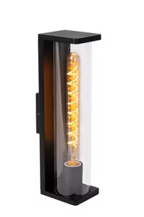 Lucide Sligo 15808/01/30 kinkiet lampa ścienna IP65 1x15W E27 czarny - Lampy ścienne - miniaturka - grafika 2