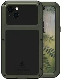 LOVE MEI Etui pancerne + szkło Powerful do iPhone 15 Plus, zielone - Etui i futerały do telefonów - miniaturka - grafika 1