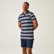 Koszulki sportowe męskie - Regatta Męska koszulka polo Tempete Granatowy, Cotton, Rozmiar: 2XL - miniaturka - grafika 1