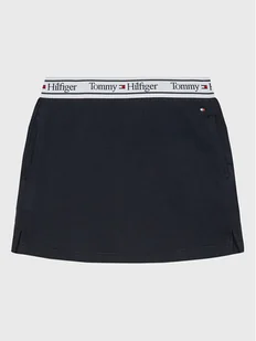 Tommy Hilfiger Spódnica KG0KG07158 M Granatowy Regular Fit - Spódnice - miniaturka - grafika 1