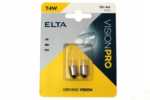 ŻARÓWKA ELTA VISION PRO T4W BA9s 12V 4W - Żarówki samochodowe - miniaturka - grafika 1