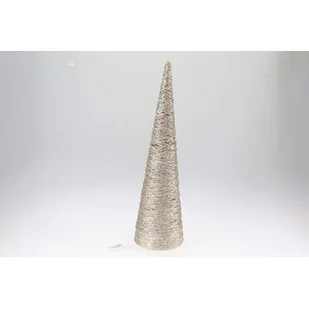 Ozdoba bożonarodzeniowa Choinka LED 57 cm złoty - Ozdoby bożonarodzeniowe - miniaturka - grafika 1