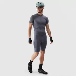 Męskie spodenki rowerowe 4F 4FSS24TFSHM325 - szare - Spodnie sportowe męskie - miniaturka - grafika 1