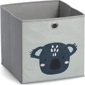 Pojemniki na zabawki - Zeller Pudełko do przechowywania"Koala", tkanina, szary - miniaturka - grafika 1