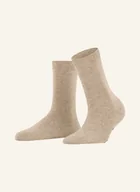 Skarpetki damskie - Falke Skarpety Cosy Wool Z Dodatkiem Wełny Merino beige - miniaturka - grafika 1
