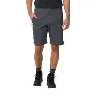 Spodnie sportowe męskie - Krótkie spodenki męskie Jack Wolfskin GLASTAL SHORTS M phantom - 48 - grafika 1