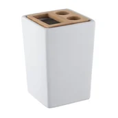 Kubki na szczoteczki do zębów - Kubek na szczoteczki PURE biały - miniaturka - grafika 1