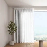 Zasłony - Zasłona na taśmie marszczącej 1 szt., prześwitujący, złamana biel, Balance - miniaturka - grafika 1