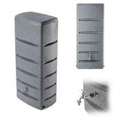 Zbiorniki na deszczówkę - Zbiornik na deszczówkę Barbat + zestaw przyłączeniowy 260L granitowy - miniaturka - grafika 1