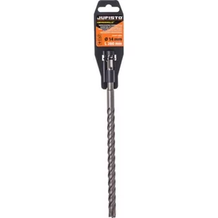 Wiertło do betonu z podwójną spiralą SDS-plus 14,0 x 260 mm Jufisto - Wiertła - miniaturka - grafika 1