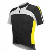 Kurtki rowerowe - Koszulka rowerowa zeroRH+ Agility FZ black-acid yellow - M - miniaturka - grafika 1